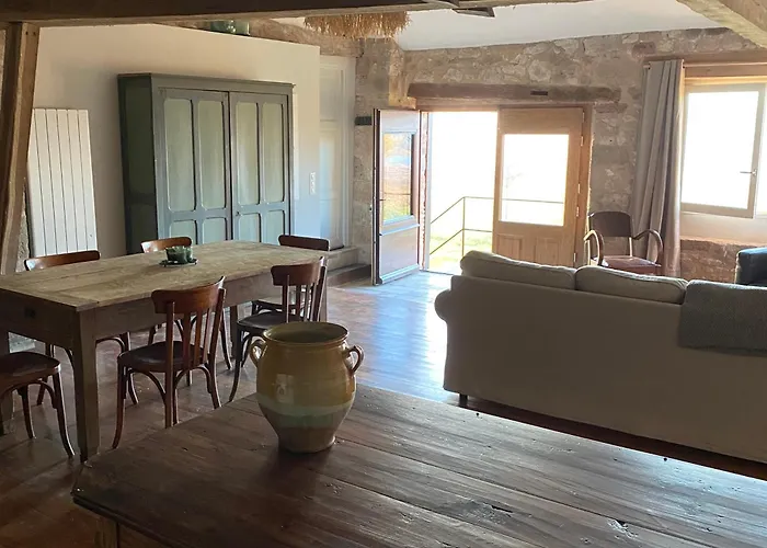 Les Vins De Rouyre - Maison, 4 Pers, Grand Jardin, Bain Nordique Casa de Férias Sainte-Cecile-du-Cayrou